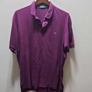 Ralph Lauren Purple Polo Shirt Classic Design
